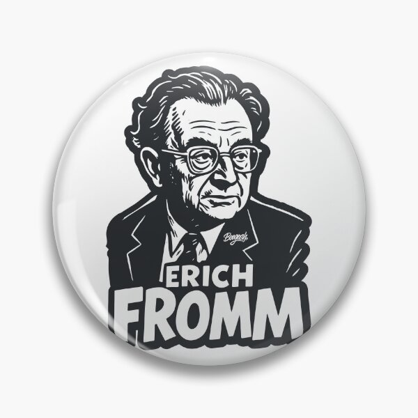 Item preview, Erich Fromm Humanist Thinker Illustration designed and sold by Boogosh.