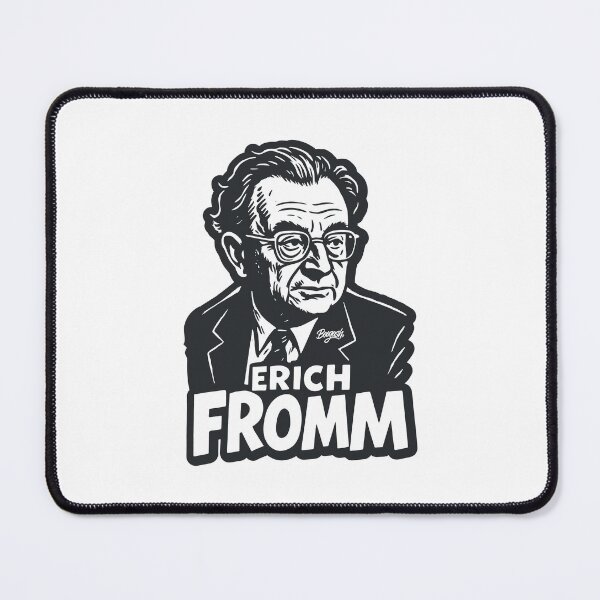 Artikelvorschau, Erich Fromm, humanistischer Denker, Illustration entworfen und verkauft von Boogosh.