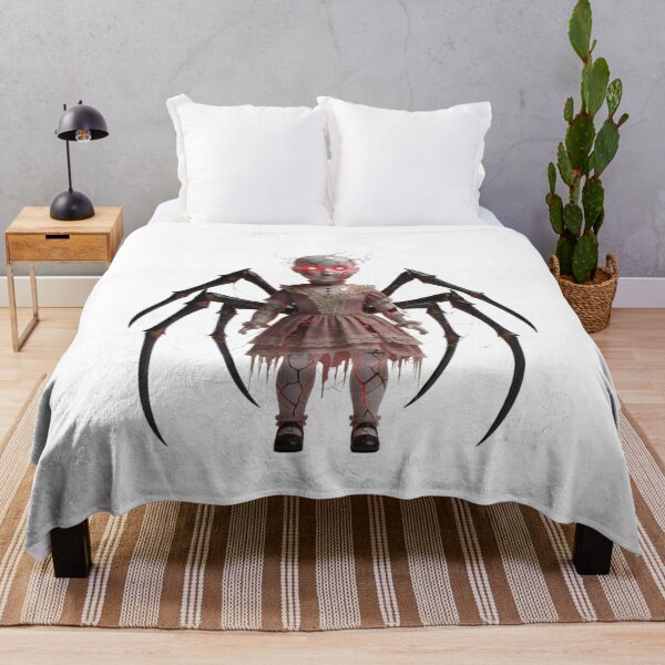 Item preview, Scary Doll – Creepy Spider Doll with Glowing Eyes Horror Design designed and sold by Abderraim12.