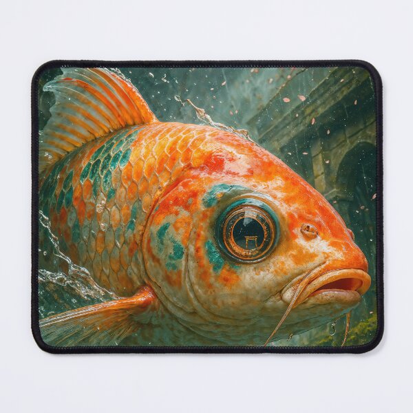 Item preview, Temple of the Koi – Spirit of Tranquil Waters designed and sold by posteriumprint.