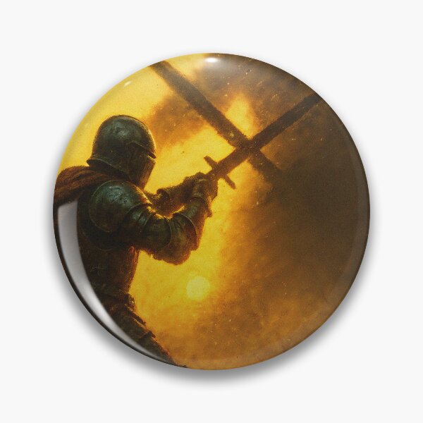 Item preview, Dawn of Courage – The Knight and the Titan designed and sold by posteriumprint.