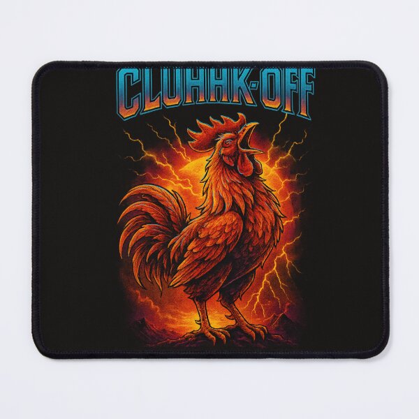 Item preview, Funny CLUHHK- OFF 80’s inspired retro rooster design  designed and sold by Chrischavers.