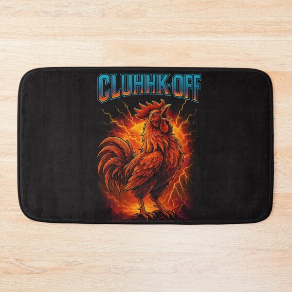 Item preview, Funny CLUHHK- OFF 80’s inspired retro rooster design  designed and sold by Chrischavers.