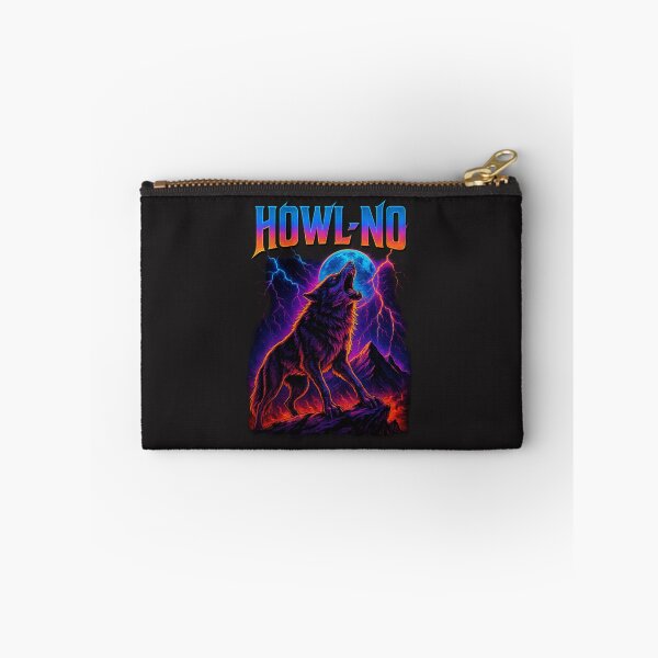 Item preview, Funny HOWL-NO 80’s vintage retro inspired bad ass design designed and sold by Chrischavers.