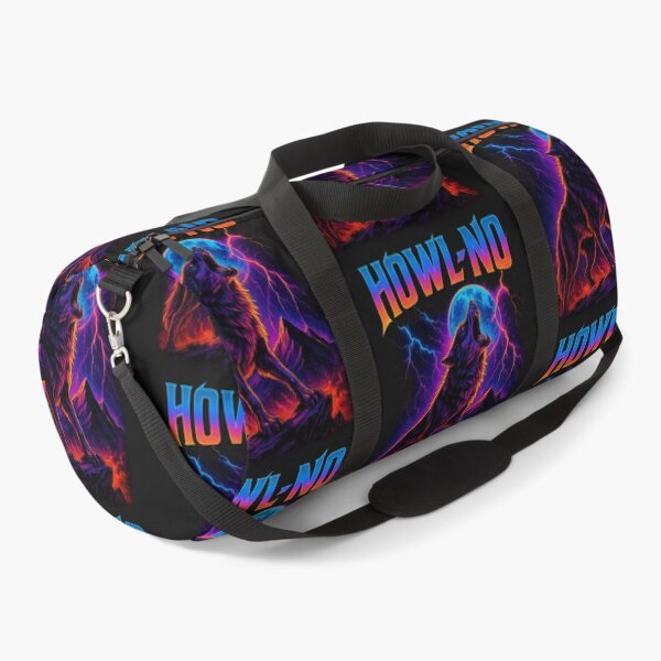 Item preview, Funny HOWL-NO 80’s vintage retro inspired bad ass design designed and sold by Chrischavers.