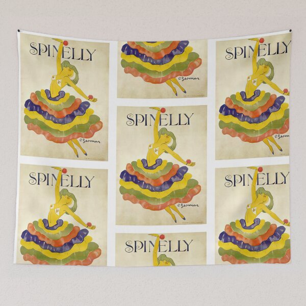 Item preview, Charles Gesmar Art Deco poster for the artist Spinelly designed and sold by stevepaint.