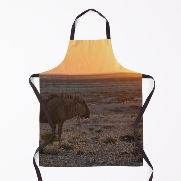 Item preview, Ember Sun — Blue Wildebeest at Sunset, Etosha National Park, Namibia (2023) designed and sold by DavideAntoniani.