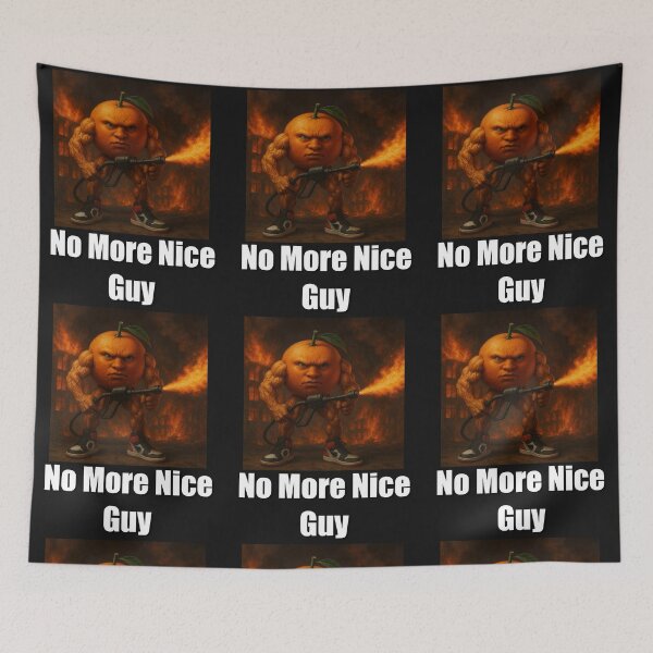 Item preview, Funny No more nice guy, brainrot un din din din dun designed and sold by Chrischavers.