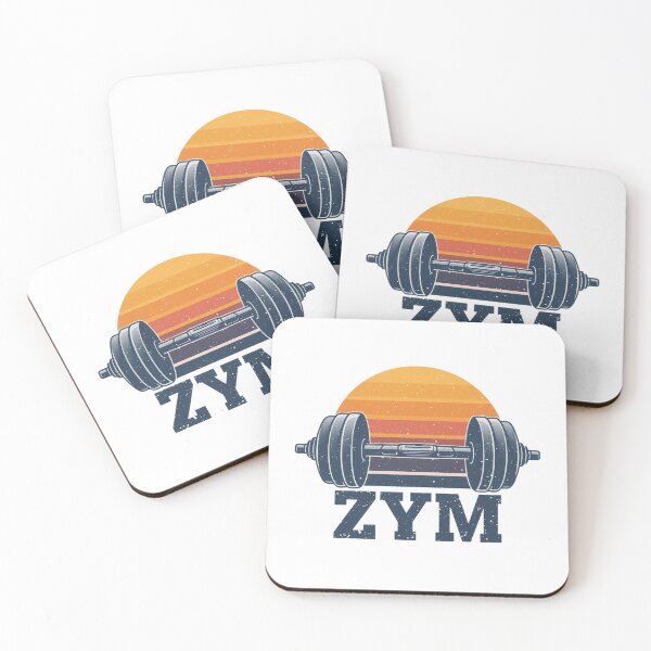 Item preview, Retro ZYM Barbell Gym Tee designed and sold by Kavya Art.