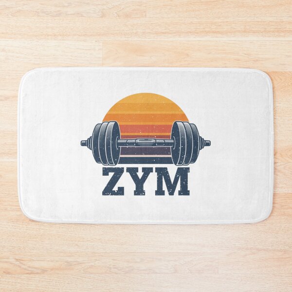Item preview, Retro ZYM Barbell Gym Tee designed and sold by Kavya Art.