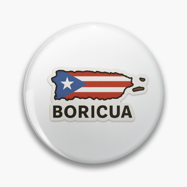 Item preview, BORICUA – Puerto Rico Flag Map Sticker designed and sold by Arte del Alma.