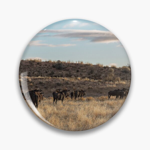 Item preview, Between Dune and Sky — Blue Wildebeest Bands on the Golden Savanna (2023) designed and sold by DavideAntoniani.