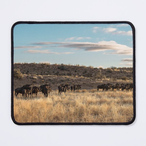 Item preview, Between Dune and Sky — Blue Wildebeest Bands on the Golden Savanna (2023) designed and sold by DavideAntoniani.