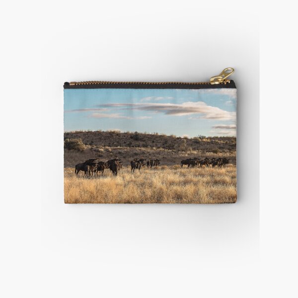 Item preview, Between Dune and Sky — Blue Wildebeest Bands on the Golden Savanna (2023) designed and sold by DavideAntoniani.