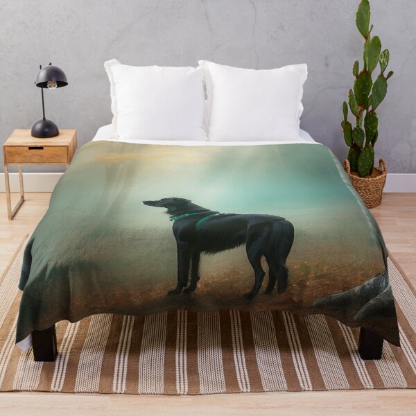 Item preview, Wolf in Misty Woodland Light | Otherworldly Autumn Poster designed and sold by Valeree Store.