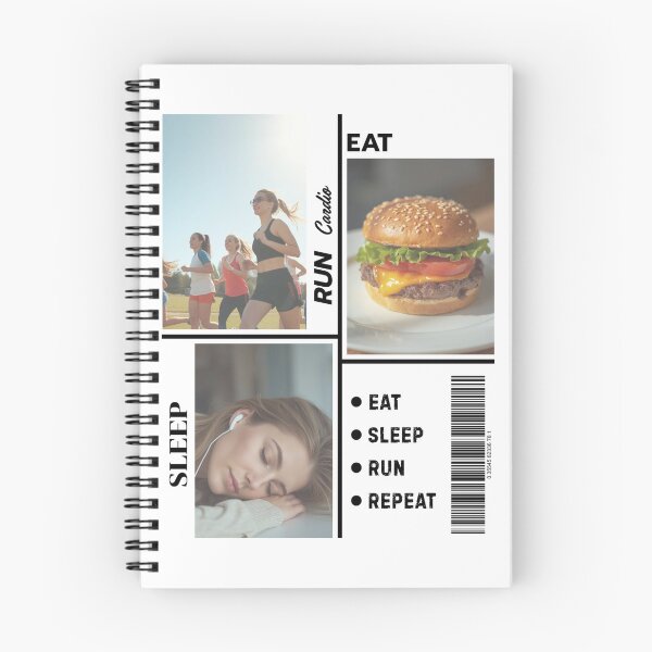 Item preview, Eat Sleep Run Repeat designed and sold by phiawdesign9.