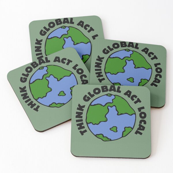 Item preview, Think global act local designed and sold by FrictionMaxxing.