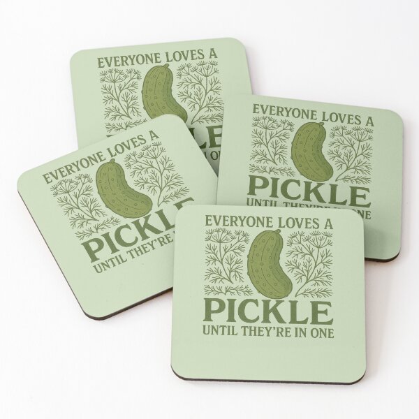 Item preview, Everyone Loves a Pickle Until They're In One – Dill Humor Design designed and sold by FrictionMaxxing.