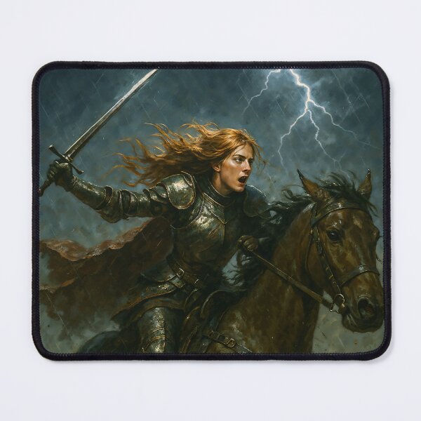 Item preview, Rider of the Storm – The Warrior Queen’s Charge designed and sold by posteriumprint.