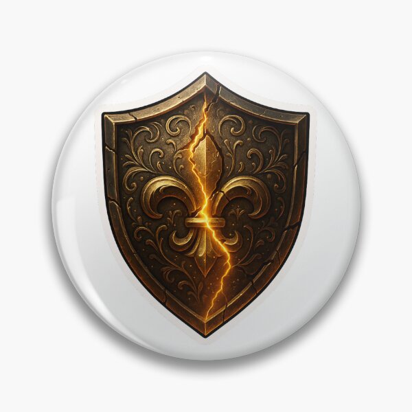 Item preview, New Orleans Gilded Shield designed and sold by pixelpulsenyc.