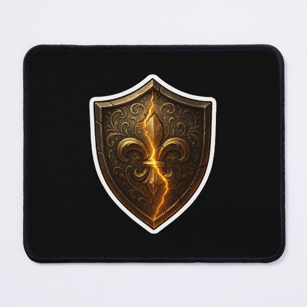 Item preview, New Orleans Gilded Shield designed and sold by pixelpulsenyc.