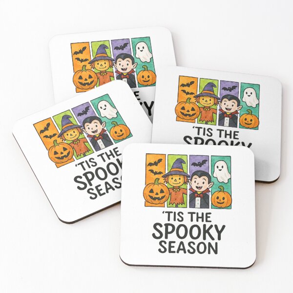 Item preview, Tis the Spooky Season – Cute Halloween Cartoon Characters designed and sold by RuweisVibes.