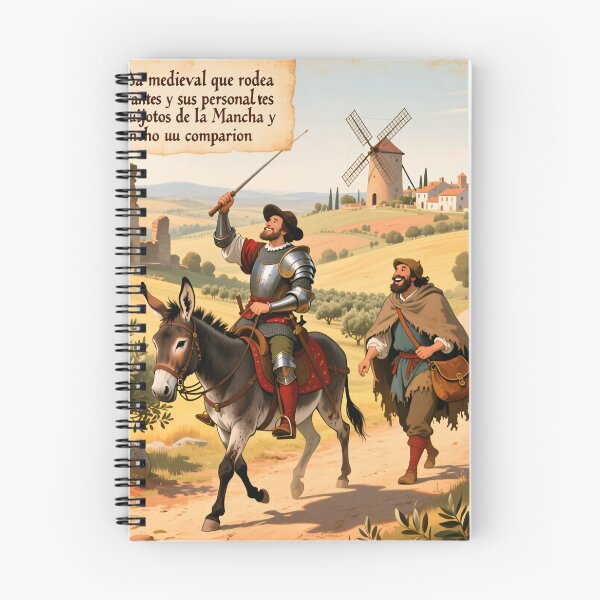 Item preview, El Quijote y Sancho designed and sold by casamomo.