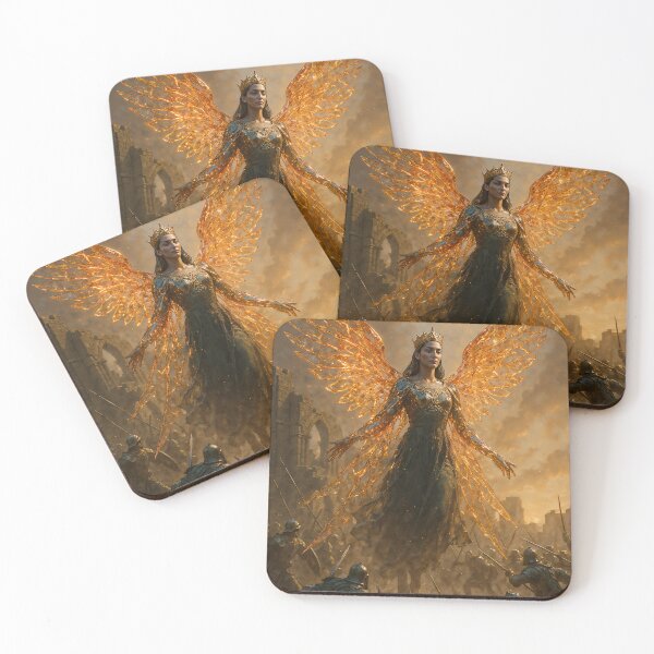 Item preview, The Dawn Queen – Radiant Angel of the Battlefield designed and sold by posteriumprint.