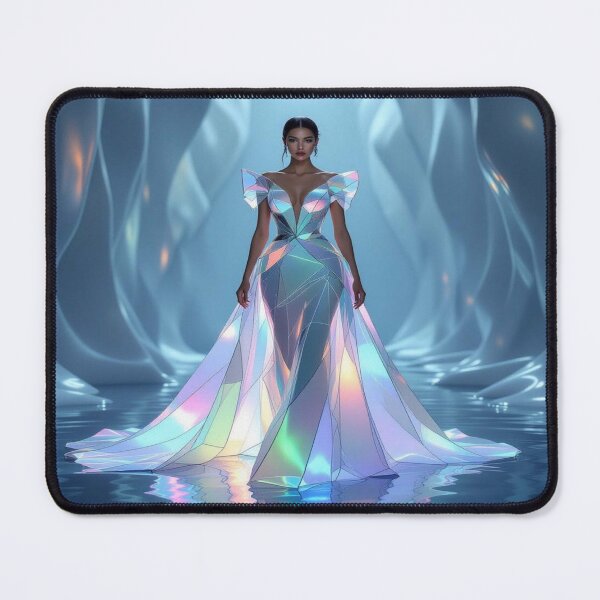 Item preview, Cathedral Glow - Glass dress meets light poetry – stained glass fashion meets wearable sculpture designed and sold by FotoworldEdel.
