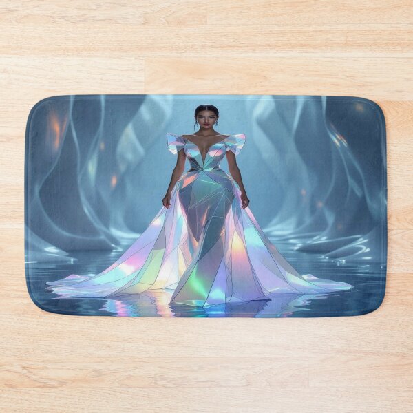 Item preview, Cathedral Glow - Glass dress meets light poetry – stained glass fashion meets wearable sculpture designed and sold by FotoworldEdel.