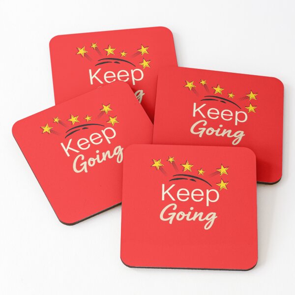 Item preview, Keep Going — Warm Minimal Inspirational Quote Design designed and sold by Happyfreedom.