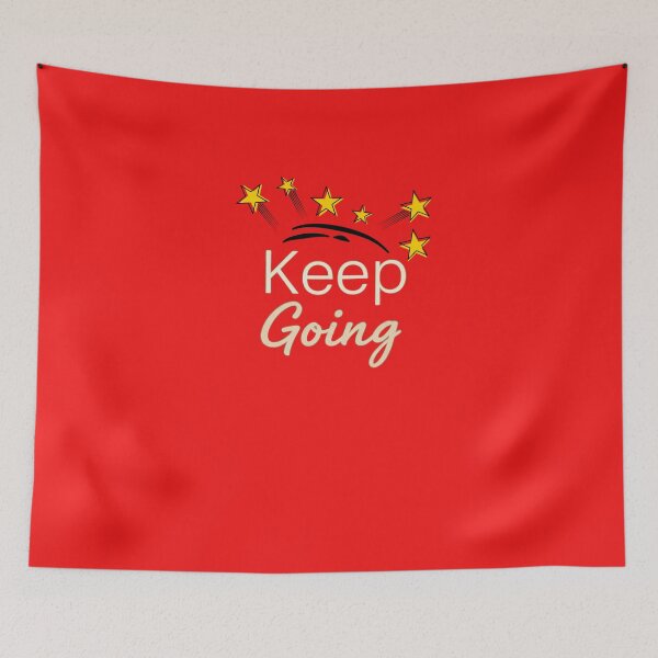 Item preview, Keep Going — Warm Minimal Inspirational Quote Design designed and sold by Happyfreedom.