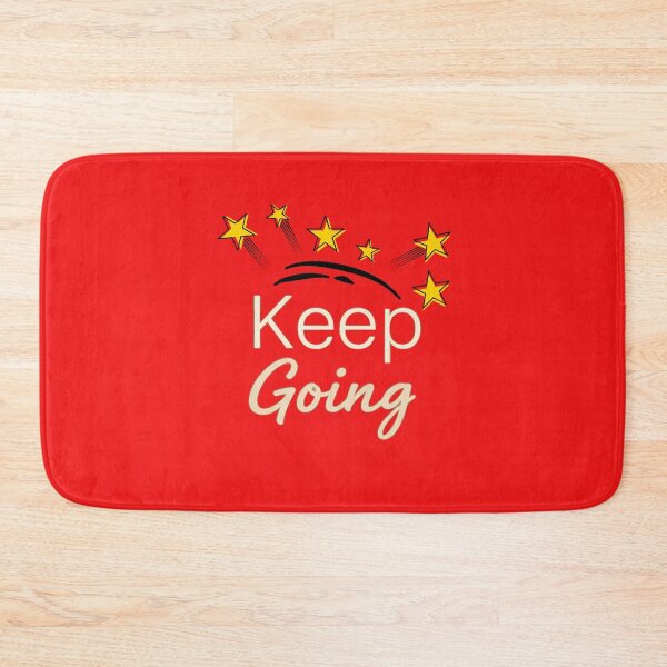 Item preview, Keep Going — Warm Minimal Inspirational Quote Design designed and sold by Happyfreedom.