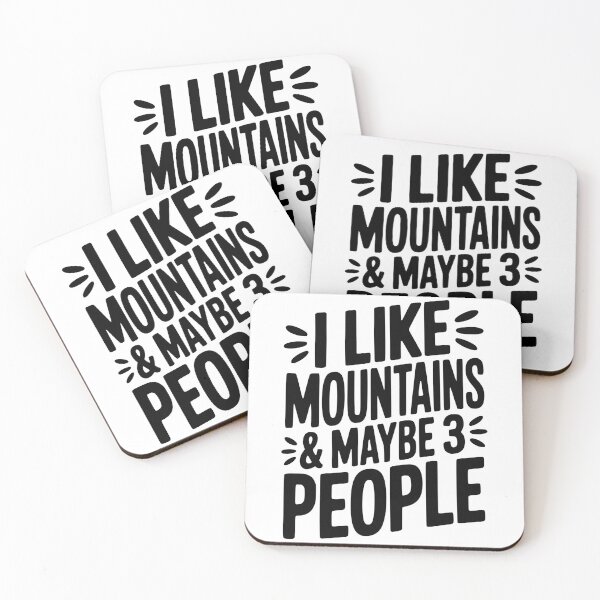 Item preview, I Like Mountains and Maybe 3 People designed and sold by Frank Ring.