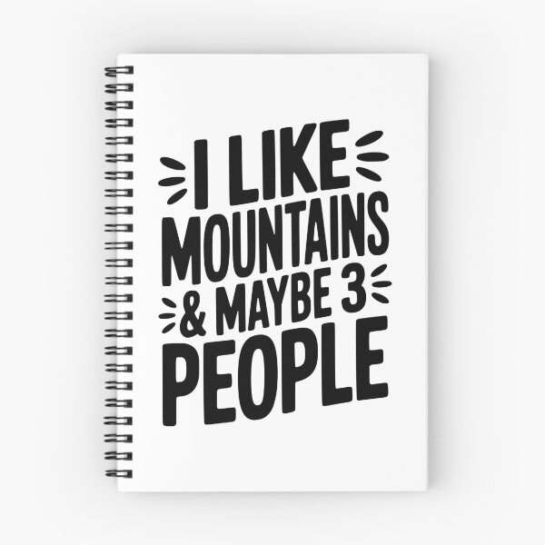Item preview, I Like Mountains and Maybe 3 People designed and sold by Frank Ring.