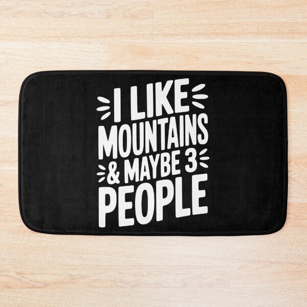 Item preview, I Like Mountains and Maybe 3 People designed and sold by Frank Ring.