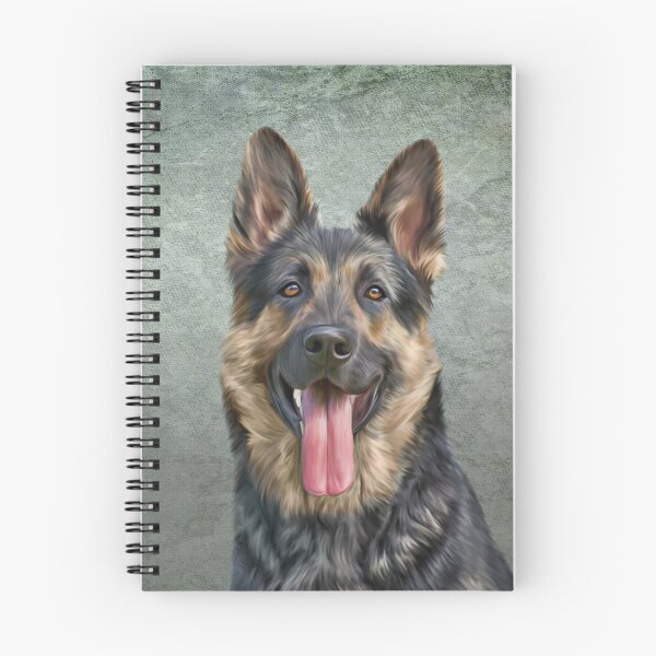 Item preview, German Shepherd dog. Drawing, illustration funny dog  designed and sold by bonidog.