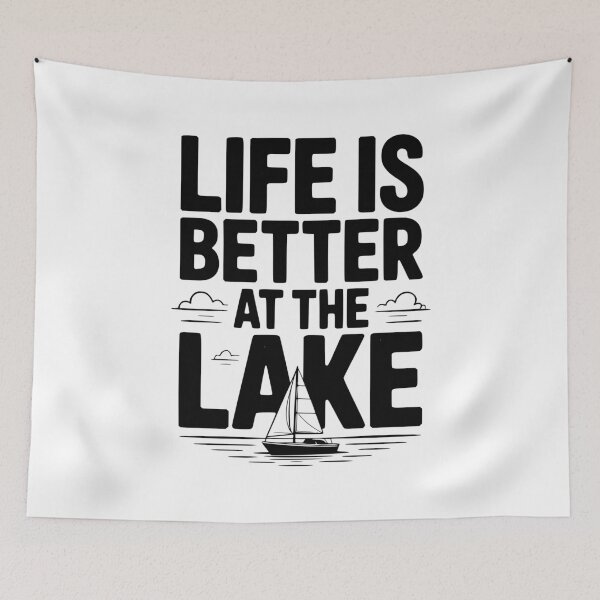 Item preview, Life is Better at the Lake designed and sold by Frank Ring.