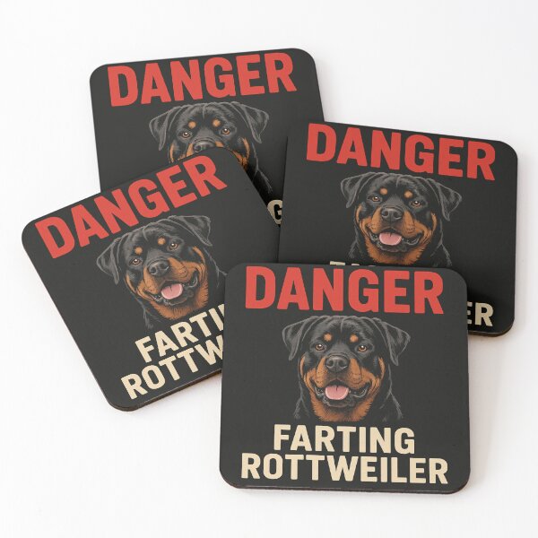 Item preview, Danger Farting Rottweiler designed and sold by 123ks.