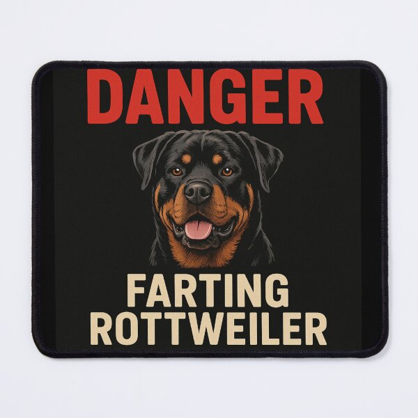 Item preview, Danger Farting Rottweiler designed and sold by 123ks.