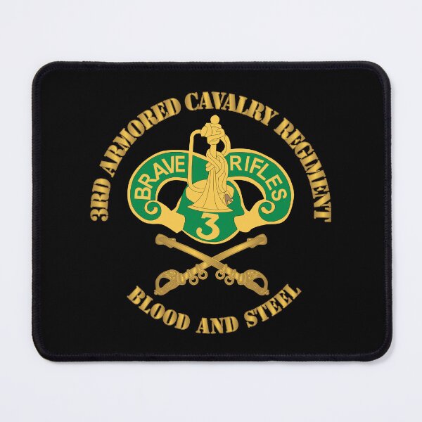 Item preview, Army - 3rd Armored Cavalry Regiment DUI - Blood and Steel X 300 designed and sold by Military Insignia Products.