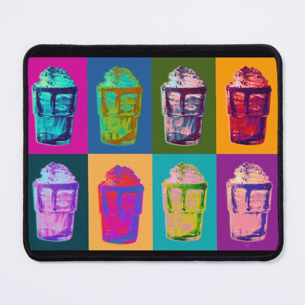 Item preview, Coffee 8 colors mocha espresso cappuccino italian Popart vintage Andy Warhol designed and sold by Merle Art.