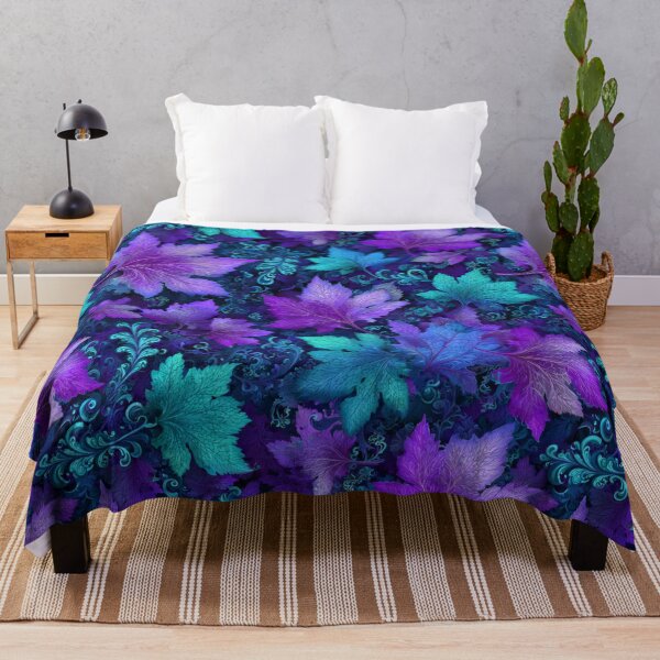 Item preview, Purple Magic Leaves designed and sold by NicolasGlowArt.
