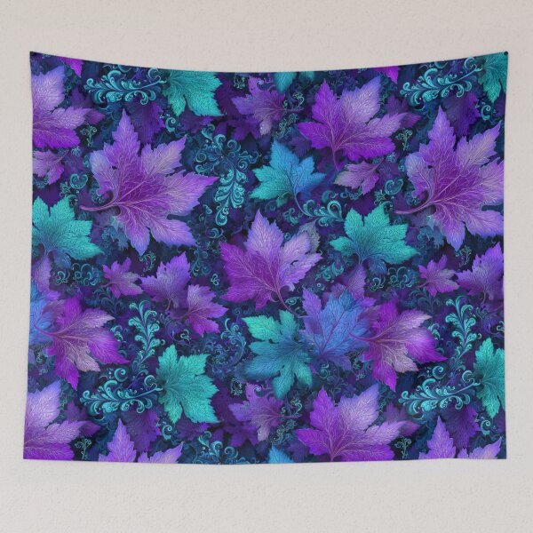 Item preview, Purple Magic Leaves designed and sold by NicolasGlowArt.