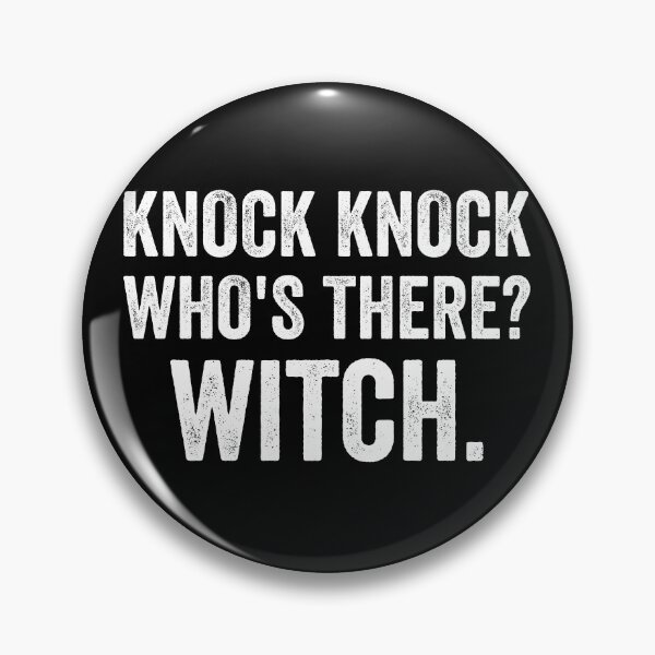 Item preview, Knock Knock Who's There Witch designed and sold by RareBunny.