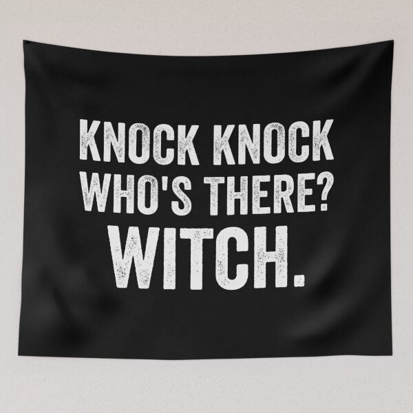 Item preview, Knock Knock Who's There Witch designed and sold by RareBunny.