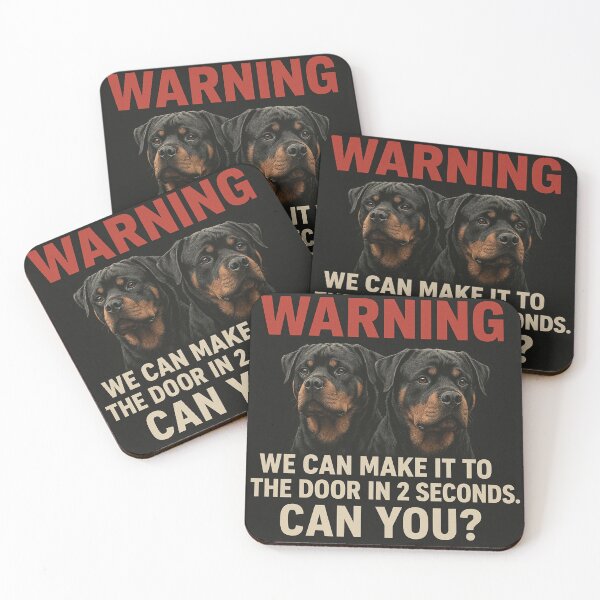 Item preview, Rottweilers - We Can Make It To The Door In 2 Seconds. Can You? designed and sold by 123ks.
