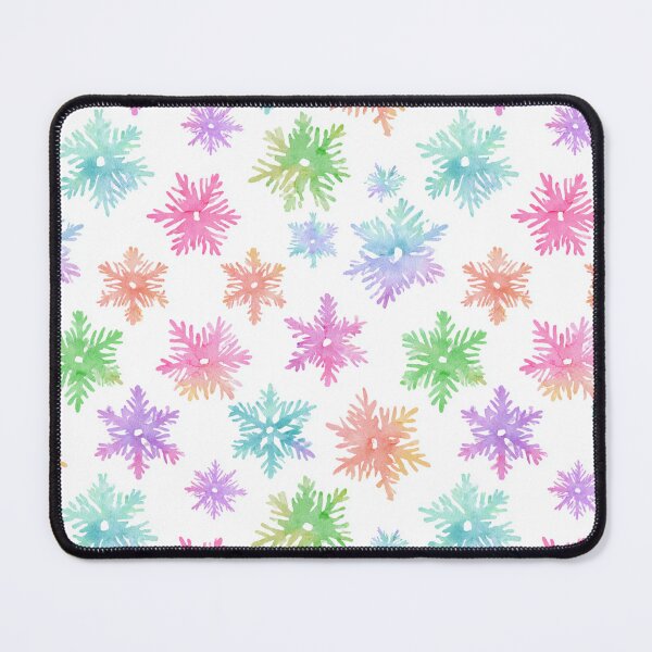 Item preview, Colorful Snow Flakes designed and sold by NicolasGlowArt.