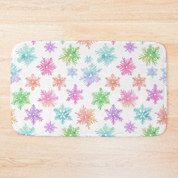 Item preview, Colorful Snow Flakes designed and sold by NicolasGlowArt.