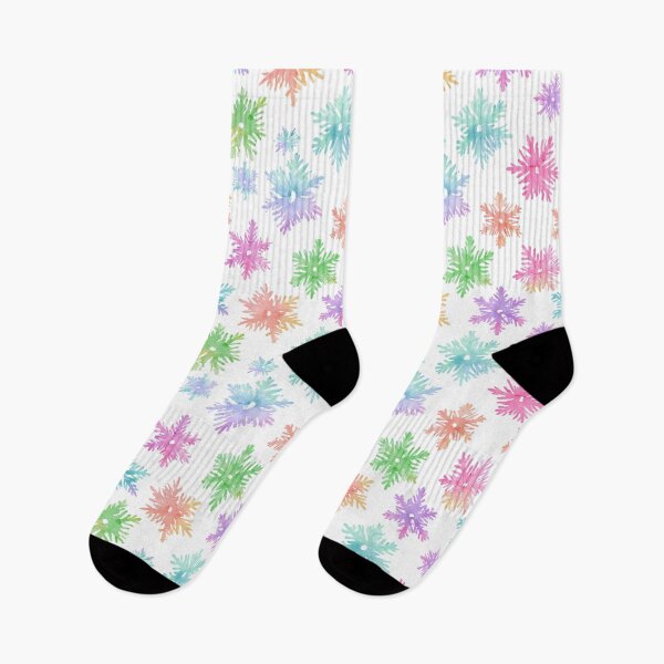 Item preview, Colorful Snow Flakes designed and sold by NicolasGlowArt.